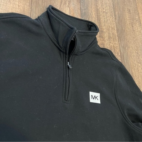 Michael Kors Black Pullover 1/4 Quarter Zip Men’z Size XL - Picture 3 of 7